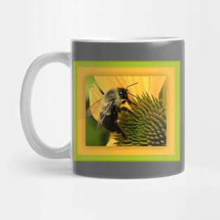 Bumble Bee on Yellow Flower Mug